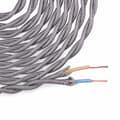 Miniatyrbillede 1 af 2: Kabel EDM 11872 C63 Mørkegrå 2 x 0,75 mm 5 m