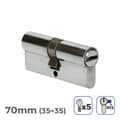 Miniatyrbillede 2 af 3: Cylinder EDM 85176 r15 nikkel Lang camlock Europæisk