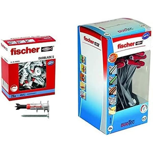 Rawplugs og skruer Fischer 44 mm (25 enheder)