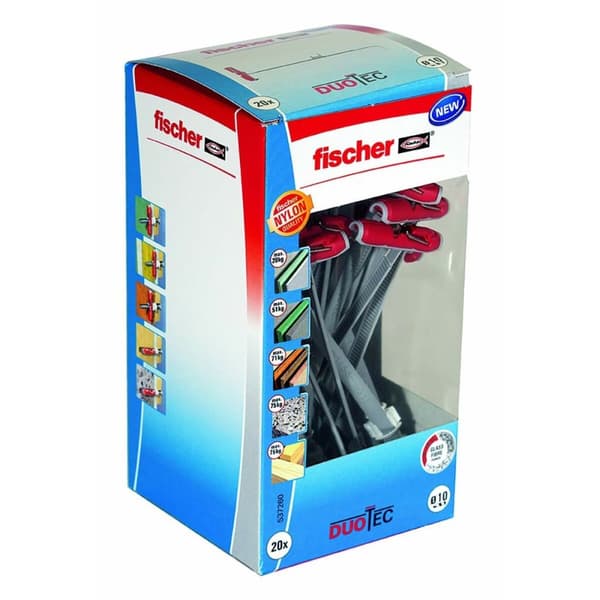 Rawplugs og skruer Fischer 44 mm (25 enheder)
