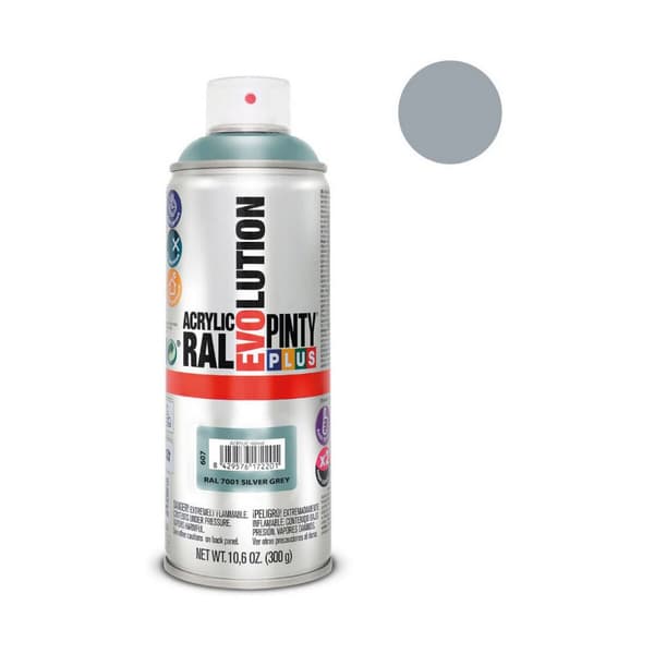 Spraymaling Pintyplus Evolution RAL 7001 400 ml Silver Grey