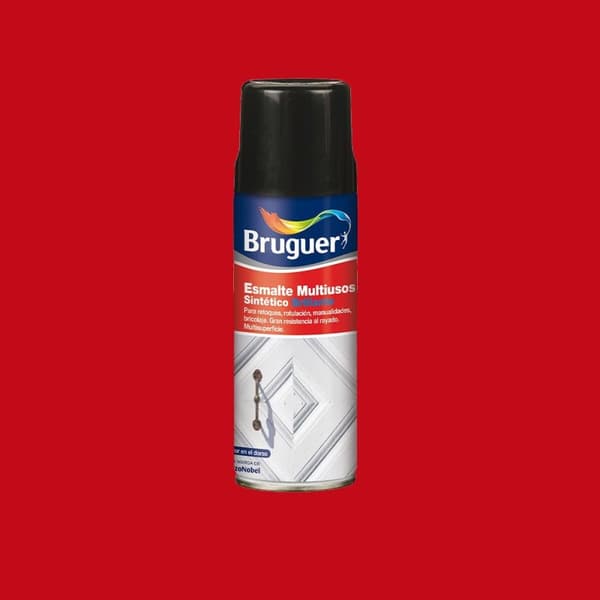 Syntetisk emalje Bruguer 5197988 Spray MULTIFUNKTIONEL Vermillion Red 400 ml