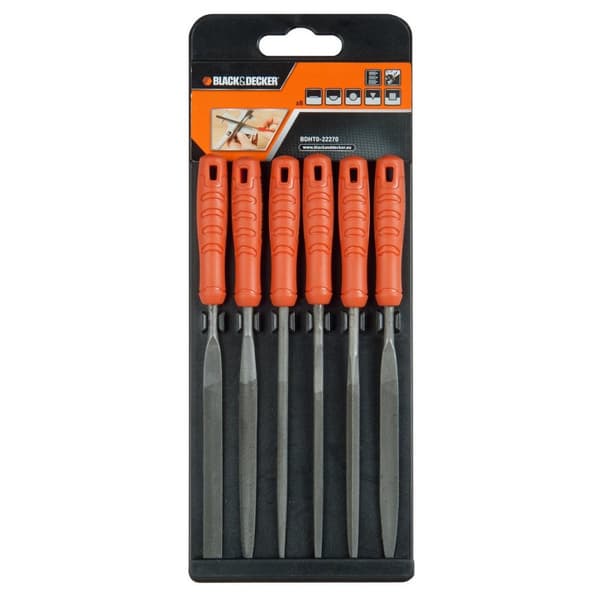 Fil Sæt Black & Decker bdht0-22270 6 Dele Geometriske figurer