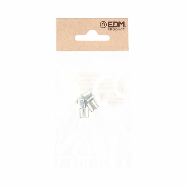 Espagnolette-lås med firkantet stang EDM 85489 CDD07 Stål 8 x 15 mm afsvækker (4 enheder)