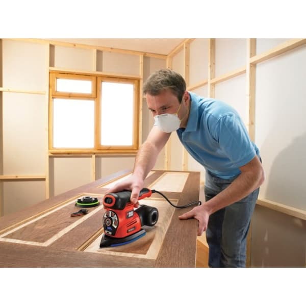 Multifunktionel slibemaskine Black & Decker KA280K-QS 220 W 230 V