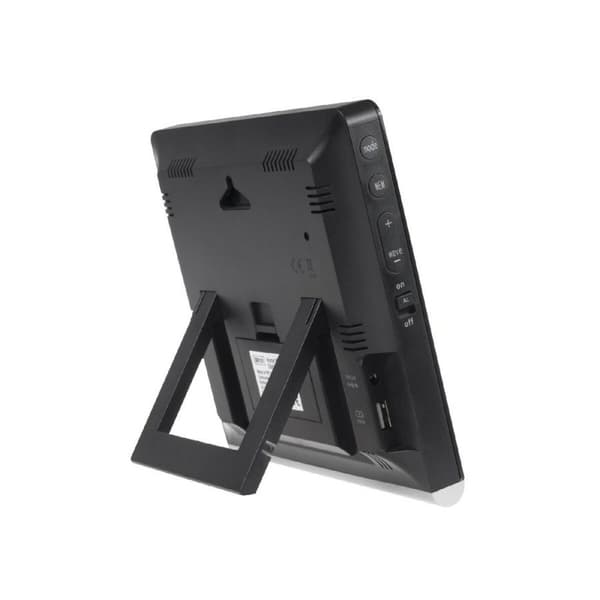 Multifunktionel vejrstation Greenblue GB151 Hvid Sort