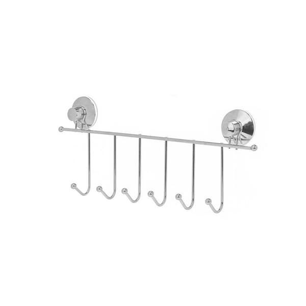 Knagerække til dør Berilo CN-W6753-4 Stål ABS 39 x 16 x 4,5 cm (12 enheder)