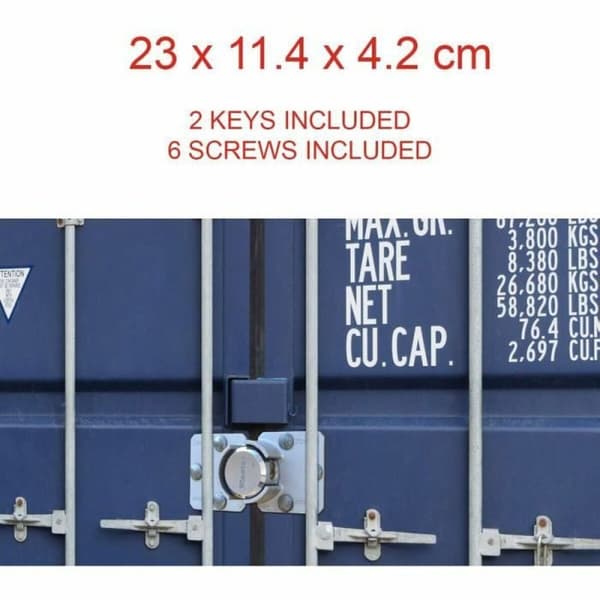 Nøgle hængelås Master Lock Zink Rektangulær (4 enheder)