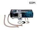 Miniatyrbillede 4 af 4: Hane med blandingsbatteri EDM 01160 Rustfrit stål Kobber 100 x 110 mm