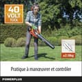 Miniatyrbillede 5 af 6: Blæser Powerplus PowDPG7526 40 V 200 Km/h