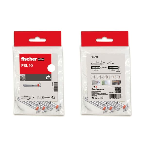 Dobbar Fischer M10 x 70 mm