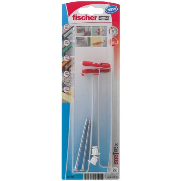 Låda med skruvar Fischer duotec (2 antal)