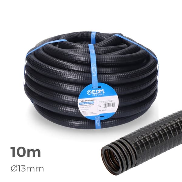 Korrugerad EDM 66321 Ferroplast Ø 20 mm Extern Beklädd (10 m) (1 antal)