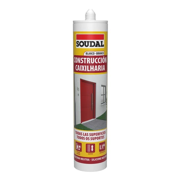 Silikon Soudal 115786 Bygge Vit 290 ml