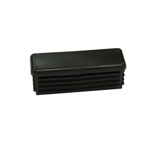 Skoning/ändkontakt EDM 75091 Trappa 58 x 25 mm Svart Polyetylen (2 antal)