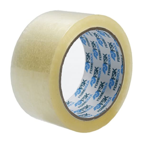 Selvklæbende bånd Ferrestock 6 pcs Gennemsigtig 66 m x 50 mm