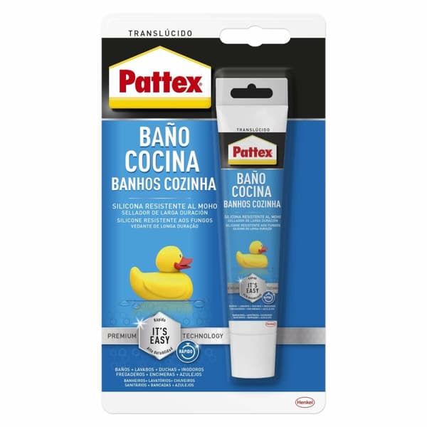 Silikoni Pattex Läpinäkyvä Silikoni 50 ml