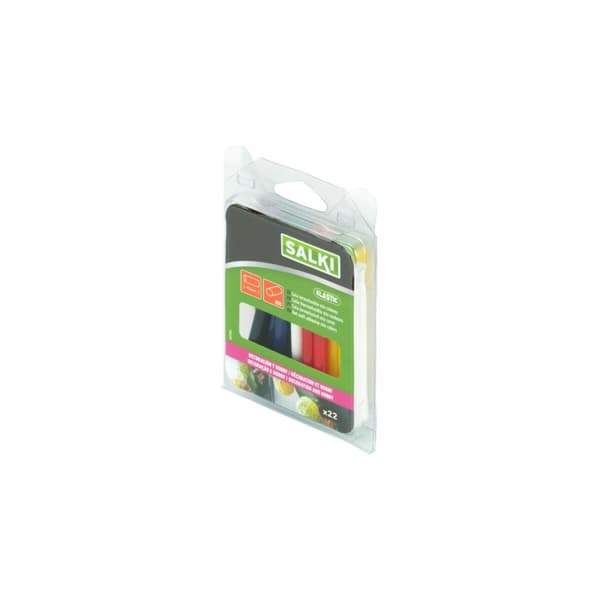 Kuumaliimapuikot Salki 431088 Monivärinen Sisustus Ø 8 x 95 mm 105 g (22 osaa)