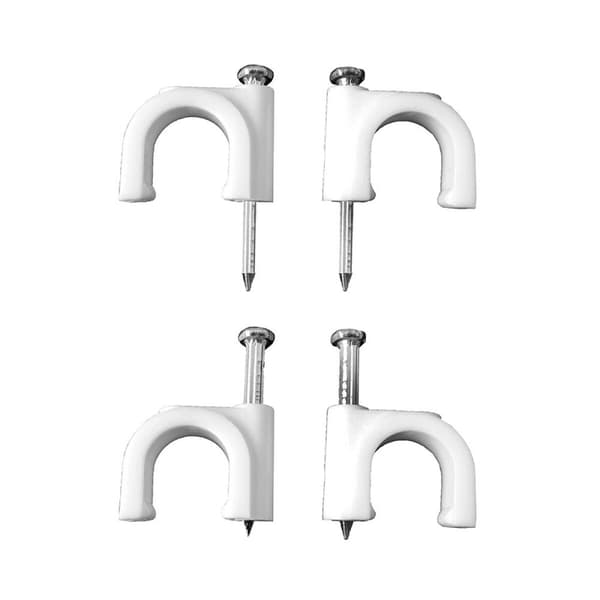 Häftklamrar Lapafil Nº 4 2 x 0,50 mm Vit Kablar 100 antal