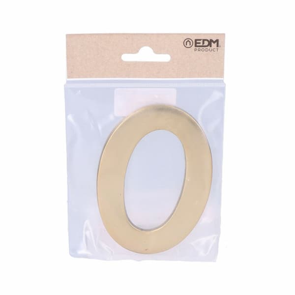 Siffror EDM 85032 0 Gyllene Mässing