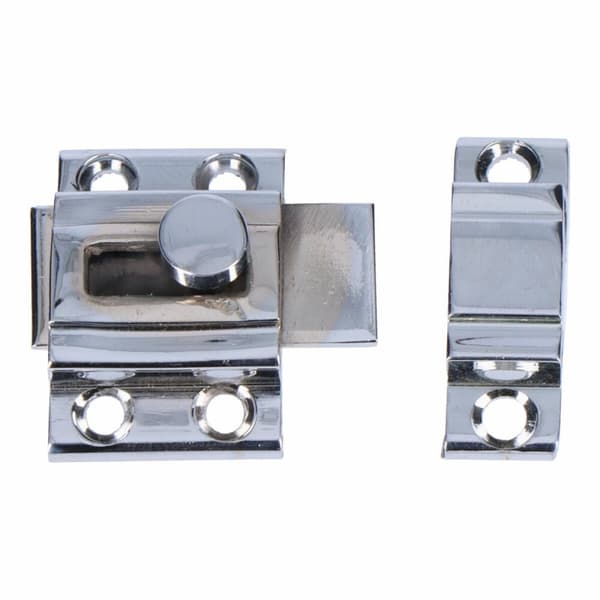 Dörrbult EDM 85083 ickel Stål 20 mm Fästanordning
