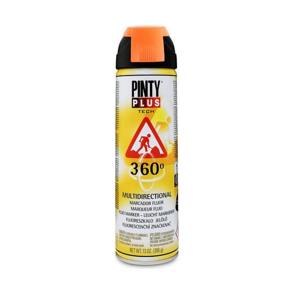 Sprejfärg Pintyplus Tech T143 360º Orange 500 ml