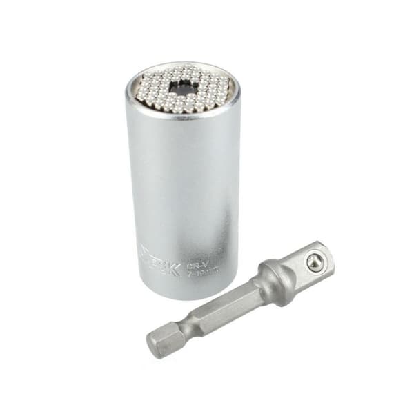 Stikkonøgle Ferrestock 7 a 19 mm Stål 3/8"