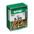 Miniatyrbillede 2 af 2: Æske med skruer SPAX Yellox Træ Fladt hoved 25 Dele (5 x 50 mm)