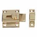 Miniatyrbillede 1 af 2: Dørbolt EDM 85082 Gylden Stål Poleret messing 25 mm 35 mm 25mm Fastgøringsemne