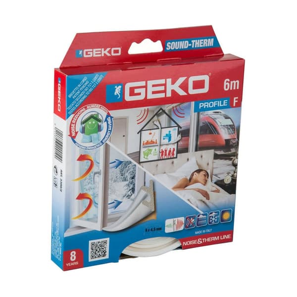 Kladd utelukkelse Geko Hvit 6 m