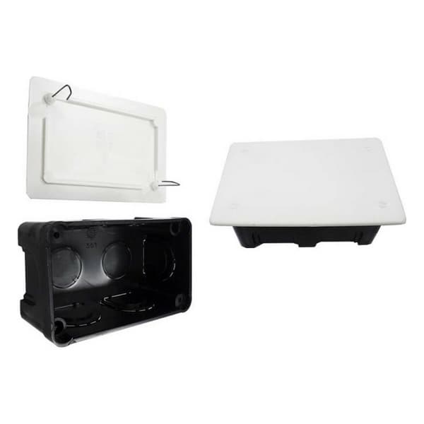 Gulvforbindelsesboks (Ackerman-boks) Solera 614 Plastfolie Rektangulær (200 x 130 x 60 mm)