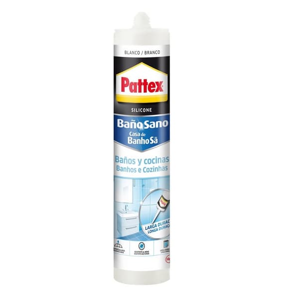 Silikoni Pattex 1965748 280 ml Annostelupistooli Valkoinen