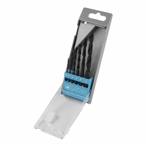 Spolset Wolfcraft HSS FL 8453000 2, 3, 4, 5, 6, 8 mm 6 Delar
