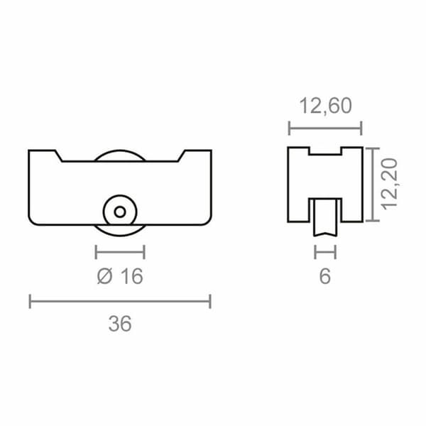 Lager EDM 85473 Inasa 151 rd12 Stål 36 x 12 mm (2 enheter)