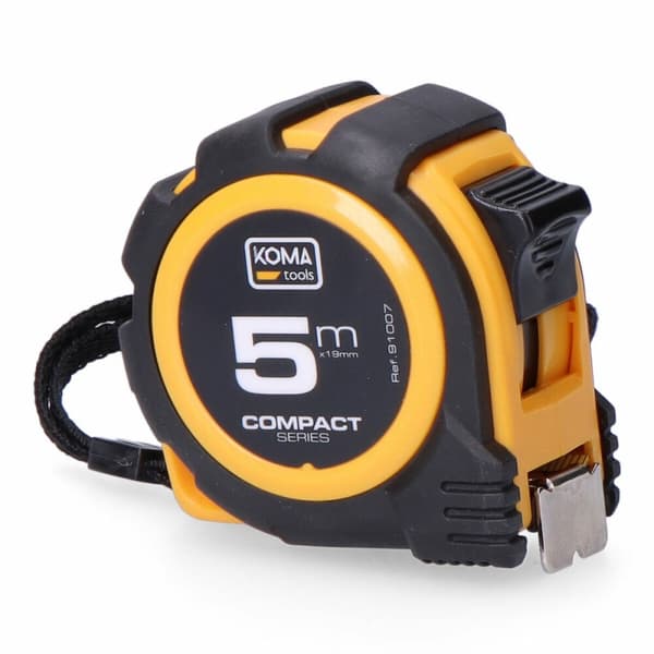 Målebånd Koma Tools Compact ABS 5 m x 19 mm