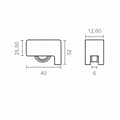 Pikkukuva 3 / 4: Laakeri EDM 85475 Inasa 163 rd09 Nylon 40 x 33,5 mm (2 osaa)