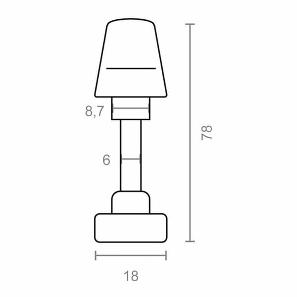 Kainalosauvat EDM 85443 10098 Zamak 78 x 6 mm Lukituksen avaaminen