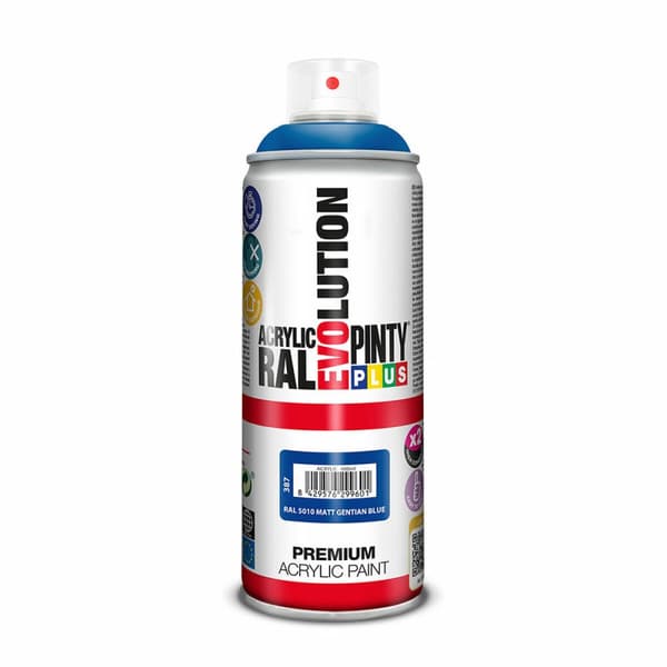 Spraymaali Pintyplus Evolution RAL 5010 Gentian Blue 400 ml Matta