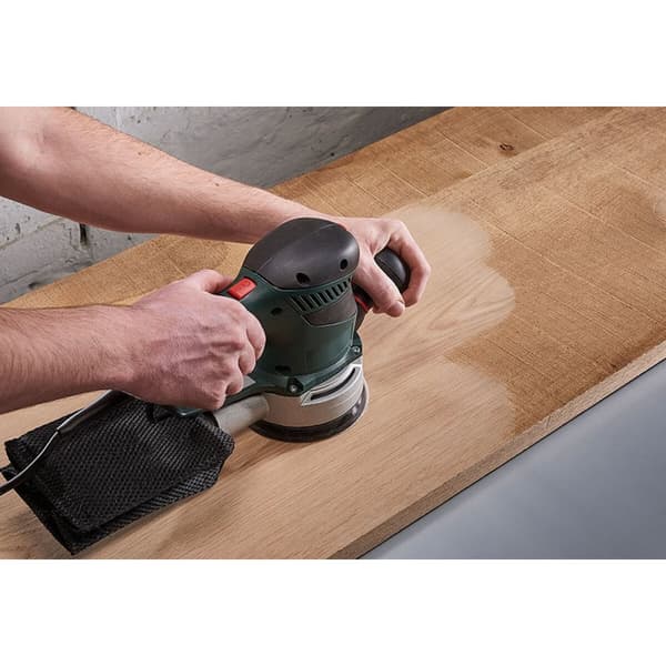 Slippapper med flera hål för excenterslipmaskin Wolfcraft 1108000 Ø 125 mm 120 g 5 antal