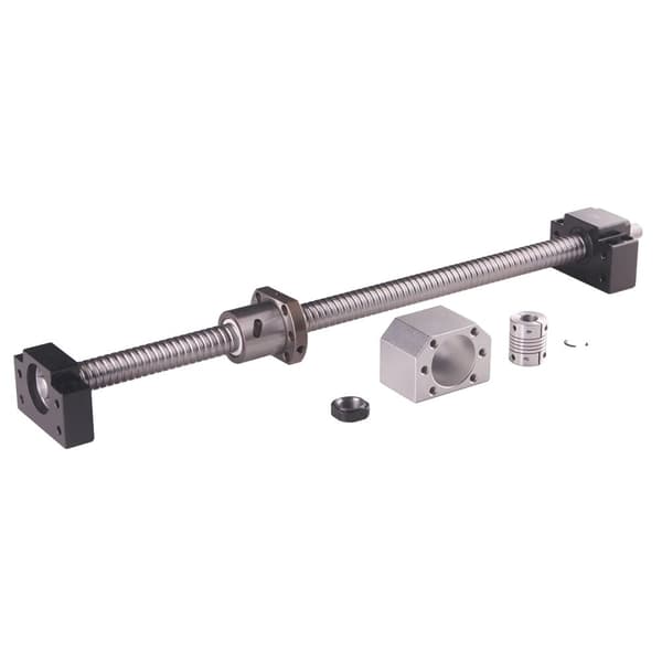 Boldskrue Sæt, 20mm Diameter, 5mm Stigning,1500 mm, kugleskrue sæt ballscrew set