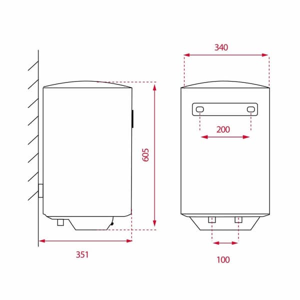 Termokande Teka EWH 30 C 30 L
