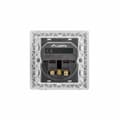 Miniatyrbild 4 av 4: Elkontakt Lanberg AC-WS01-USB2-F