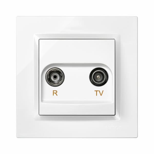 Antennuttag för TV och radio Simon Plast