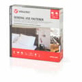 Miniatyrbillede 2 af 6: Dobbeltsidet Tape Velcro Sort 50 mm x 5 m