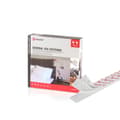 Miniatyrbillede 1 af 6: Dobbeltsidet Tape Velcro Hvid 20 mm x 25 m