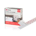 Miniatyrbillede 1 af 6: Dobbeltsidet Tape Velcro Hvid 50 mm x 5 m