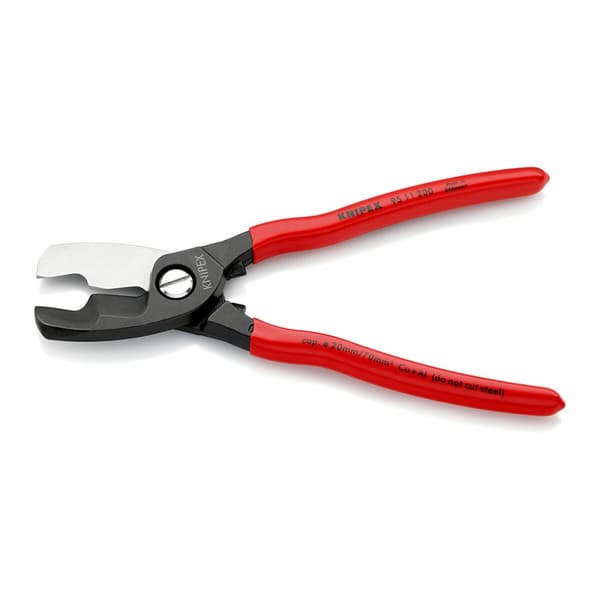 Saks til elektriker Knipex 9511200 Stål Plastik Kabelskærer