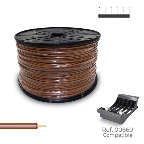 Elektrisk kabelslange Sediles h07z1-k Brun 1,5 mm 500 m