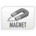 Miniatyrbillede 3 af 5: moskitonet Progarden Magnetisk 2 Dele Døre Glasfiber Sort (50 x 220 cm)