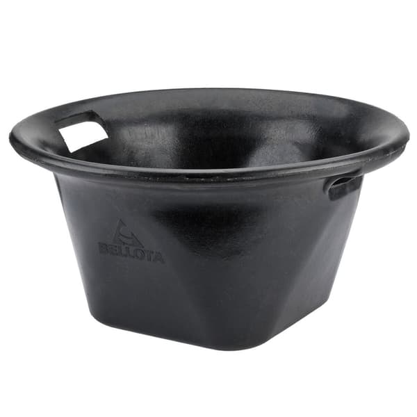 Spand med hanke Bellota 13 L industriel Sort Latex gummi Afvisende